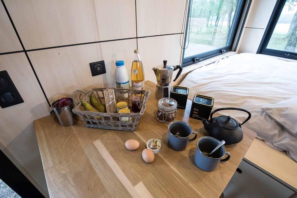 L'Envolee Ecolodge, Tiny House Au Coeur Des Vignes Loches-sur-Ource Exterior photo
